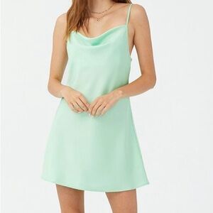 Cotton On Women's Woven Santorini Satin Strappy Mini Dress